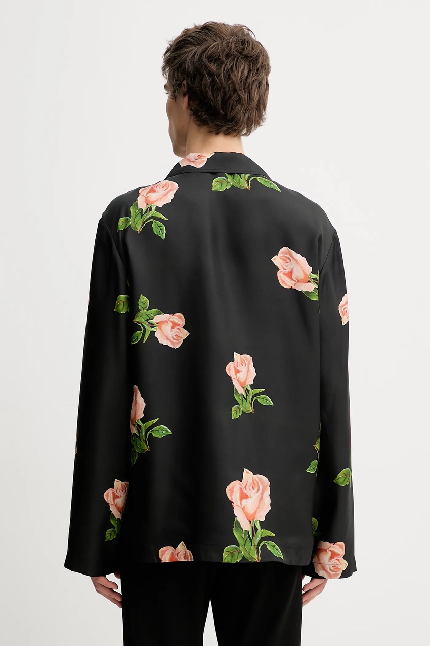 Hedvábné tričko Nanushka NM25PFTP01499 (obrázek 3)