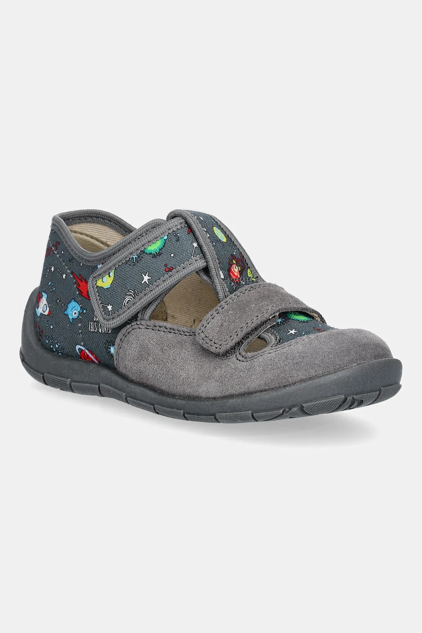 Levně Dětské papuče Froddo CLASSIC SLIPPERS šedá barva, G1700412