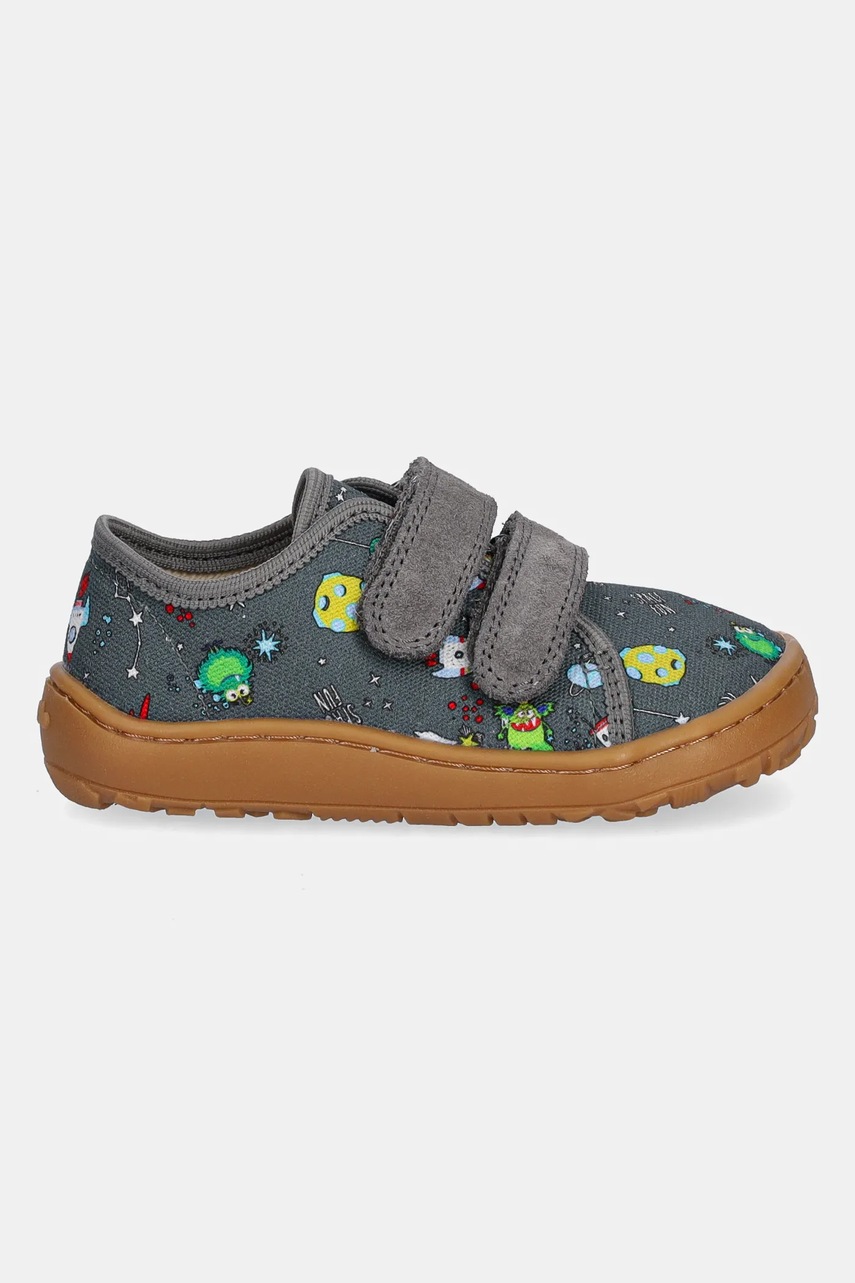 Детские тапки Froddo BAREFOOT WOOLY цвет серый G1700422