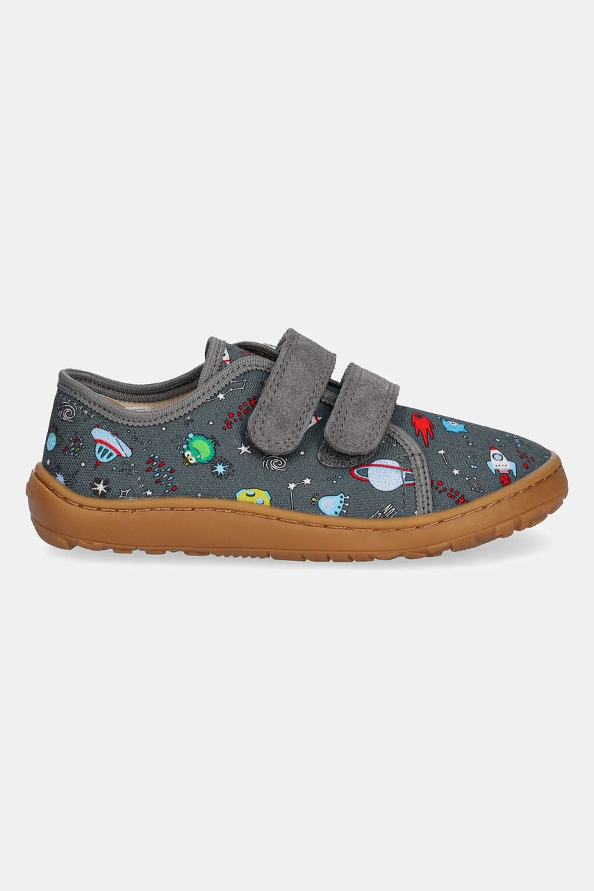 Детские тапки Froddo BAREFOOT WOOLY цвет серый G1700422