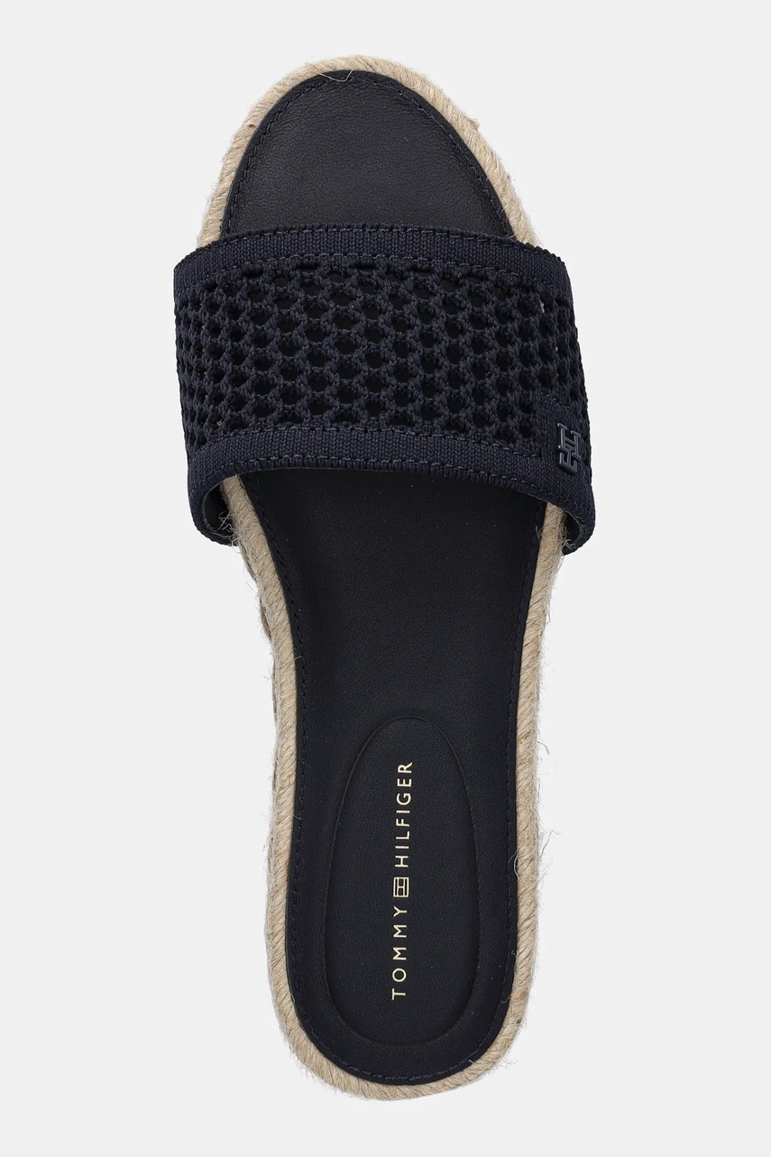 Šľapky Tommy Hilfiger KNIT MESH ESPADRILLE FLAT SANDAL