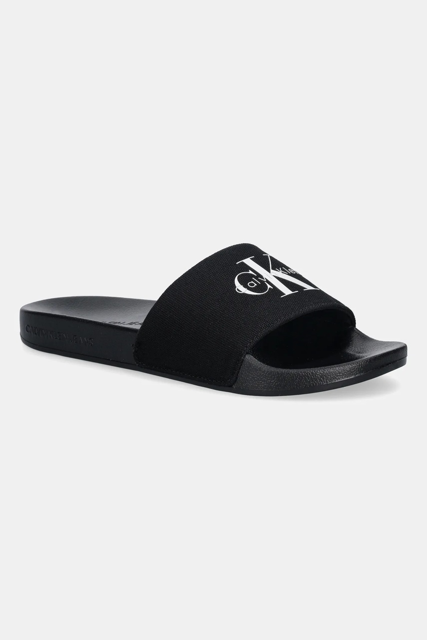 Παντόφλες Calvin Klein Jeans SLIDE MONOGRAM WN LOGO CK χρώμα:...