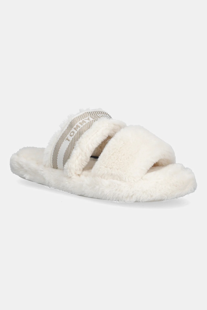 

Пантофи Tommy Hilfiger HILFIGER FUR SLIPPER в бежово FW0FW08854, Бежов