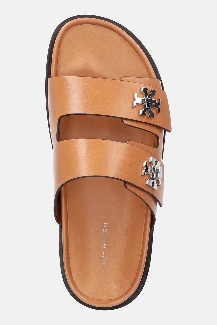 Kožené pantofle Tory Burch T Lock Sport Slide (obrázek 4)