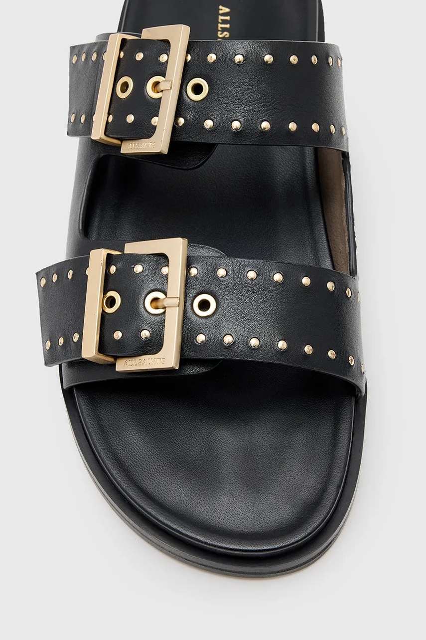 Kožené šľapky AllSaints Magda Stud Sandal