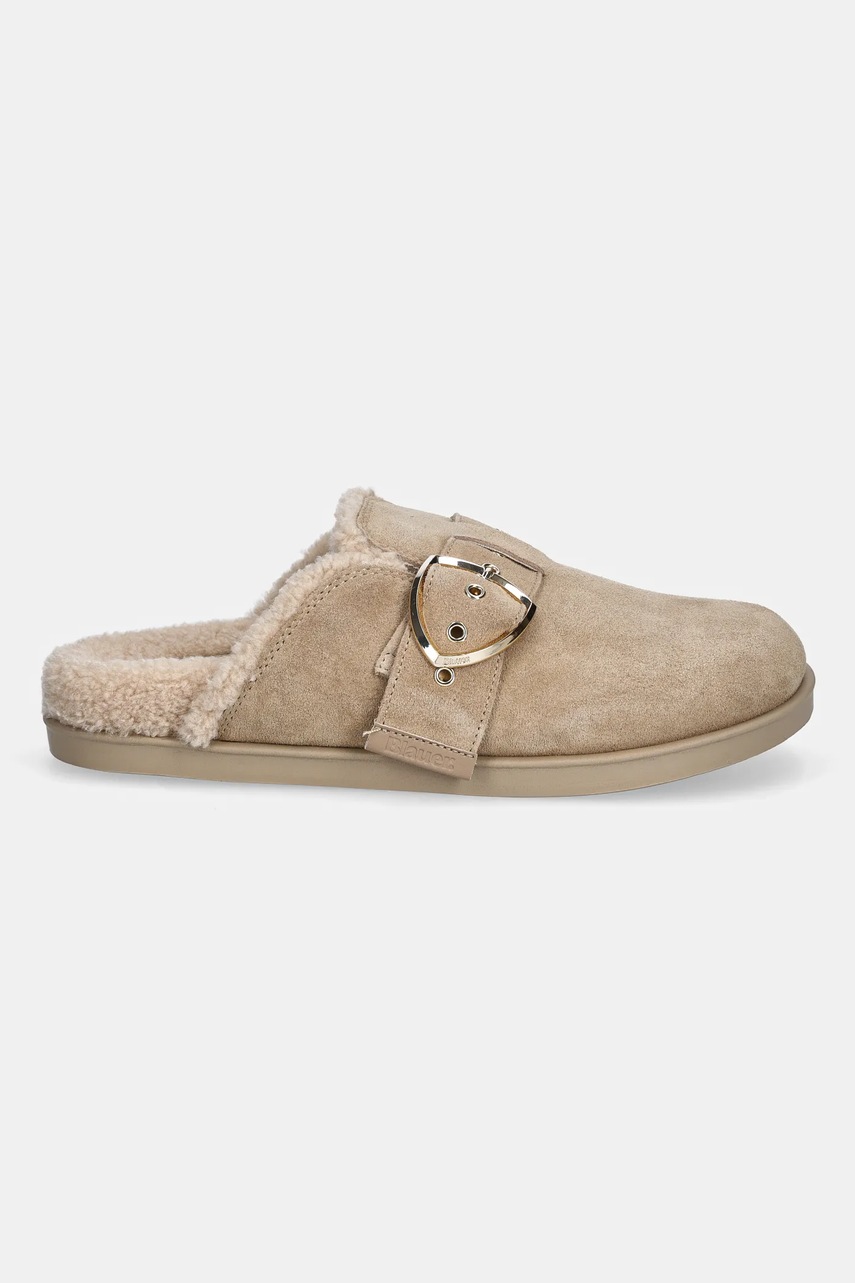 Замшевые тапочки Blauer GLADE цвет бежевый F5GLADE04/SUF