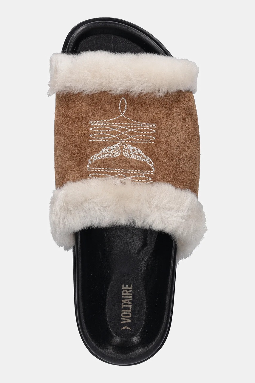 Semišové pantofle ZADIG&amp;VOLTAIRE Teddy (obrázek 4)