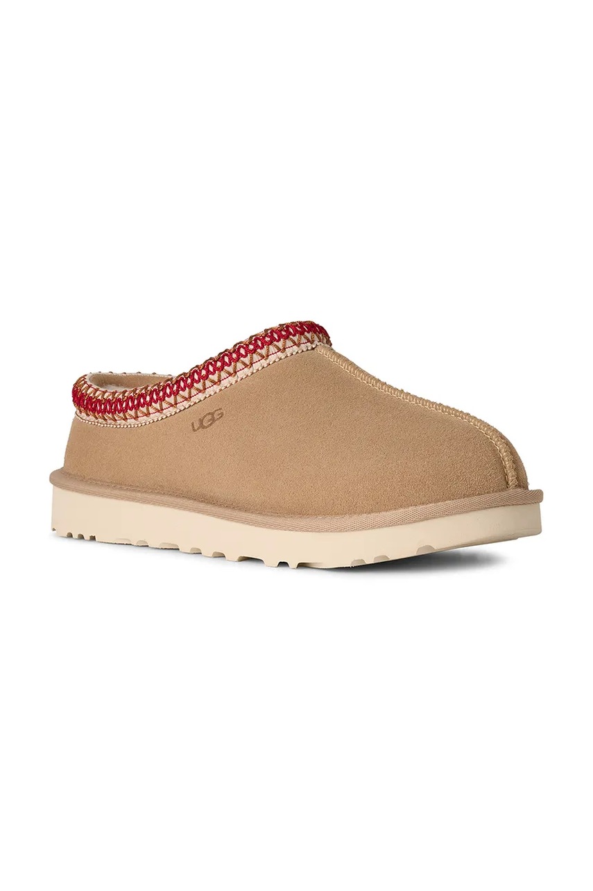 Замшевые тапочки UGG Tasman II цвет бежевый 1174470.SDDR