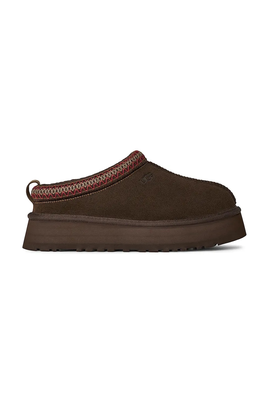 Levně Semišové papuče UGG Tazz II hnědá barva, 1174471.DDC