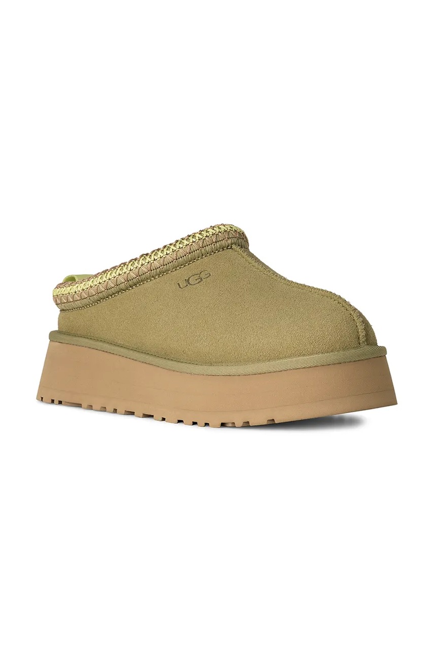 Замшевые тапочки UGG Tazz II цвет зелёный 1174471.MBRS