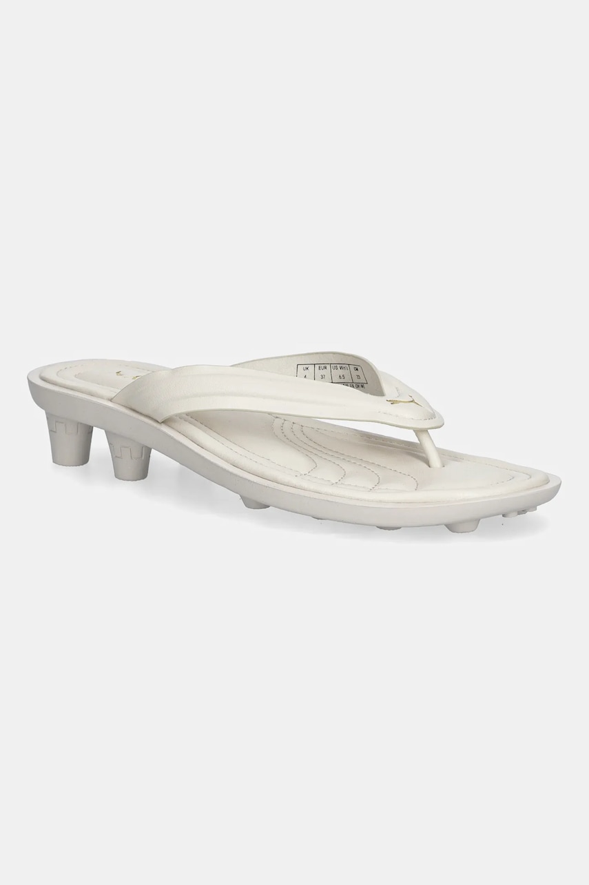 Puma papuci PUMA x FENTY culoarea bej, cu toc plat, 404770