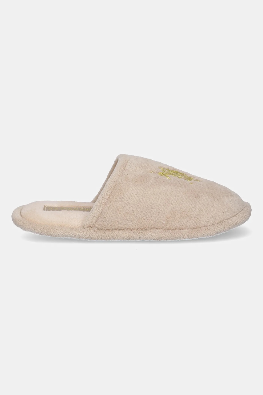 Тапки U.S. Polo Assn. GRETTY001A цвет бежевый GRETTY001W/ET1 Тапки U.S. Polo Assn. GRETTY001A цвет бежевый GRETTY001W/ET1