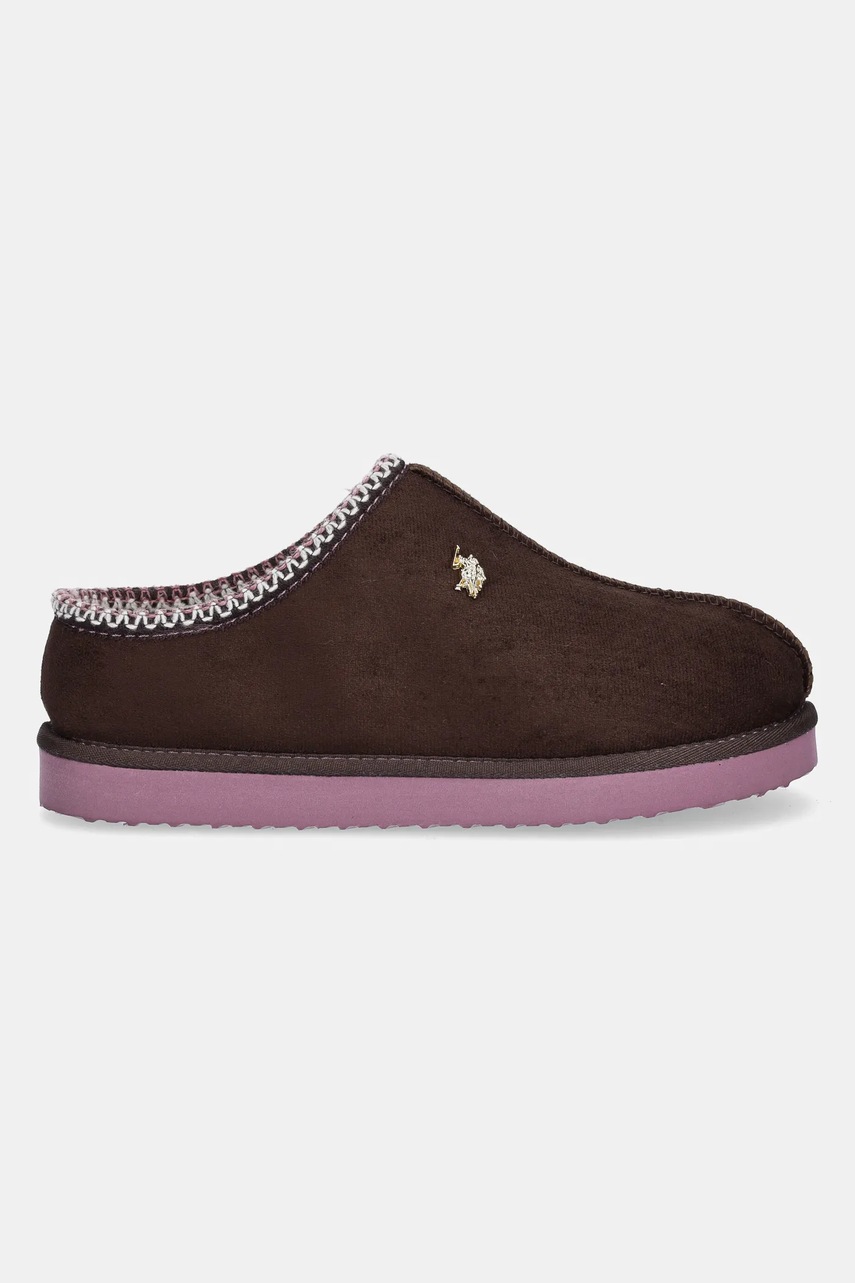 Тапки U.S. Polo Assn. VERENY001 цвет коричневый VERENY001W/EH1 Тапки U.S. Polo Assn. VERENY001 цвет коричневый VERENY001W/EH1
