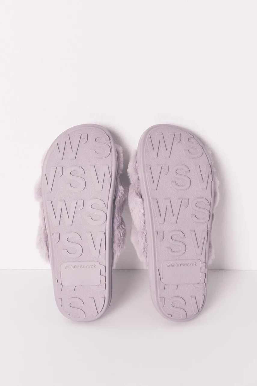 Тапки womensecret MIX AND MATCH GREEN HOUSE цвет розовый 4992531