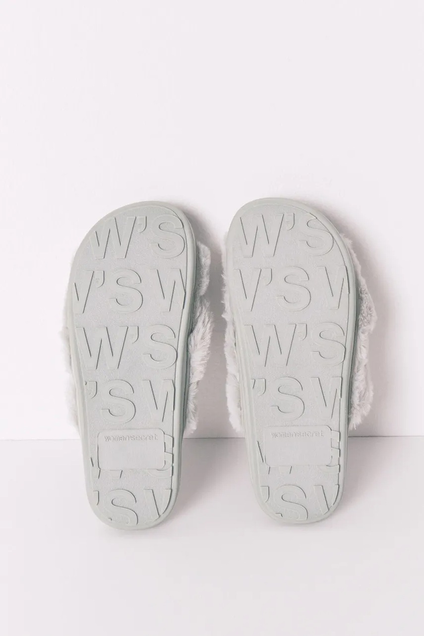 Тапки womensecret MIX AND MATCH GREEN HOUSE цвет зелёный 4992530