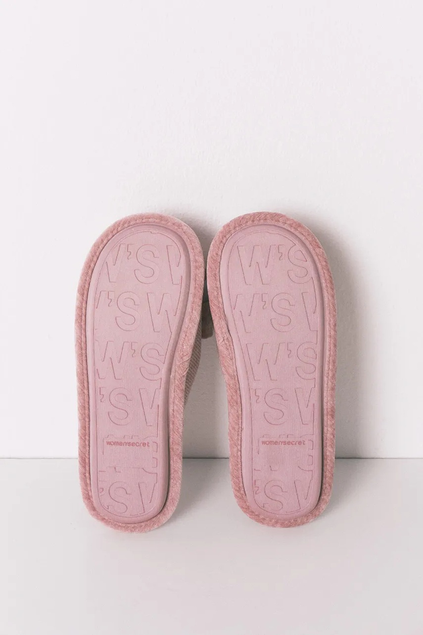 Тапки womensecret DAILY ROSE цвет розовый 4992544