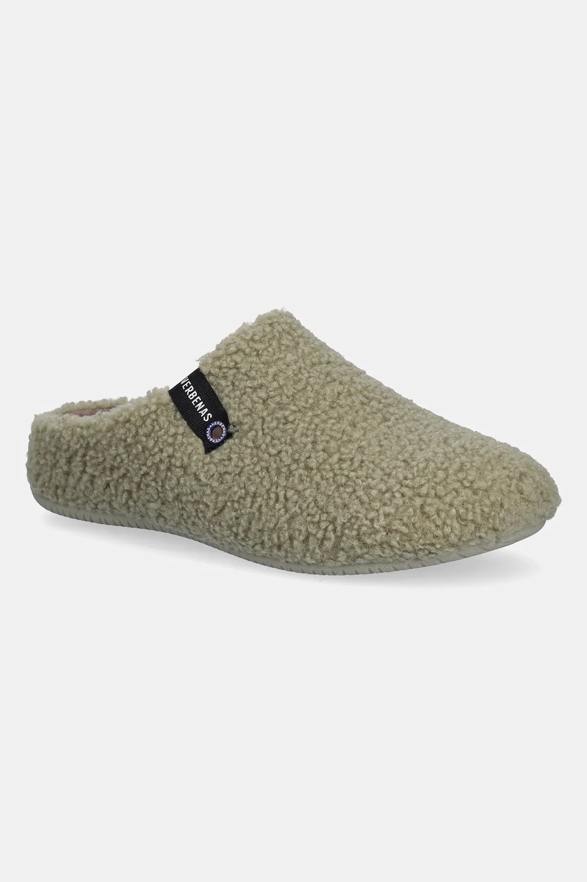 Verbenas papuci de casă YORK NAIROBI culoarea verde, 5860500570