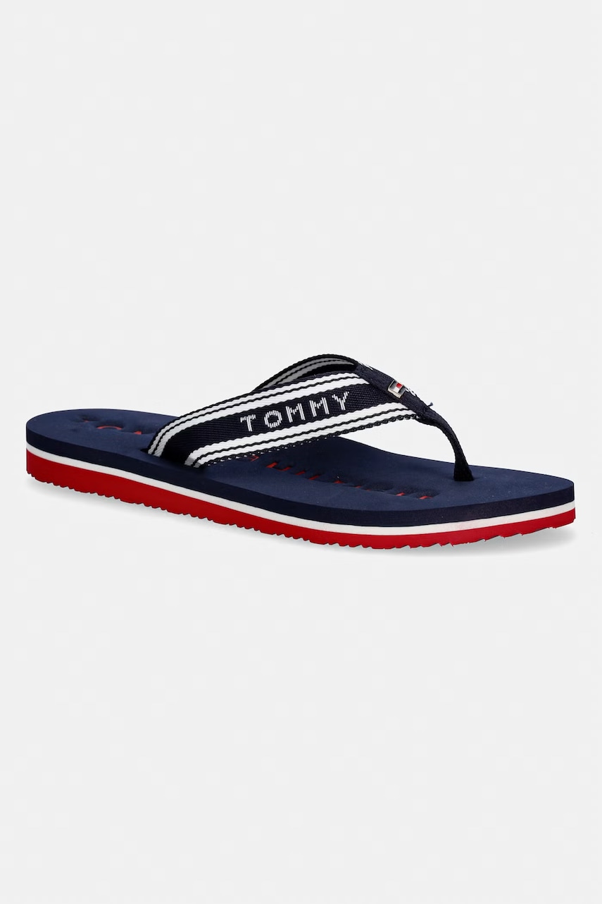 Tommy Hilfiger șlapi de damă TH WEBBING SUMMER SANDAL