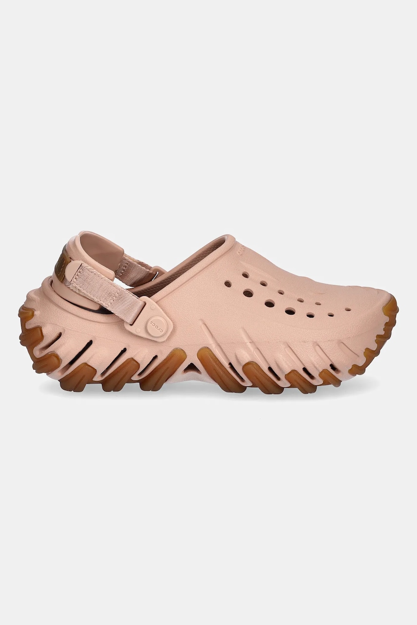 Шлепанцы Crocs Echo Gum Ro Clog цвет бежевый 211675 Шлепанцы Crocs Echo Gum Ro Clog цвет бежевый 211675