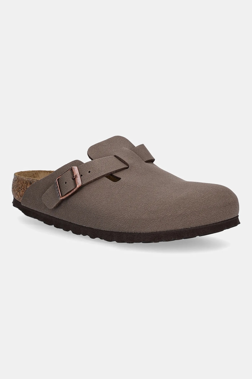Birkenstock papuci Boston culoarea maro, 1030809