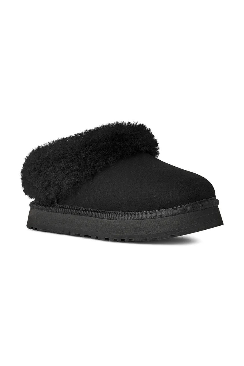 Детские замшевые тапочки UGG TAZZELLE цвет чёрный 1171198K Детские замшевые тапочки UGG TAZZELLE цвет чёрный 1171198K