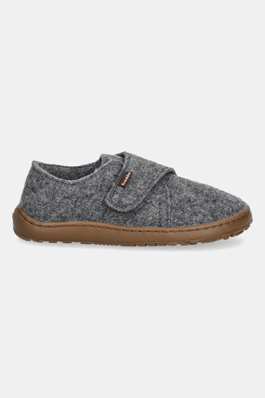 Детские тапки Froddo BAREFOOT WOOLY цвет серый G1700420 Детские тапки Froddo BAREFOOT WOOLY цвет серый G1700420