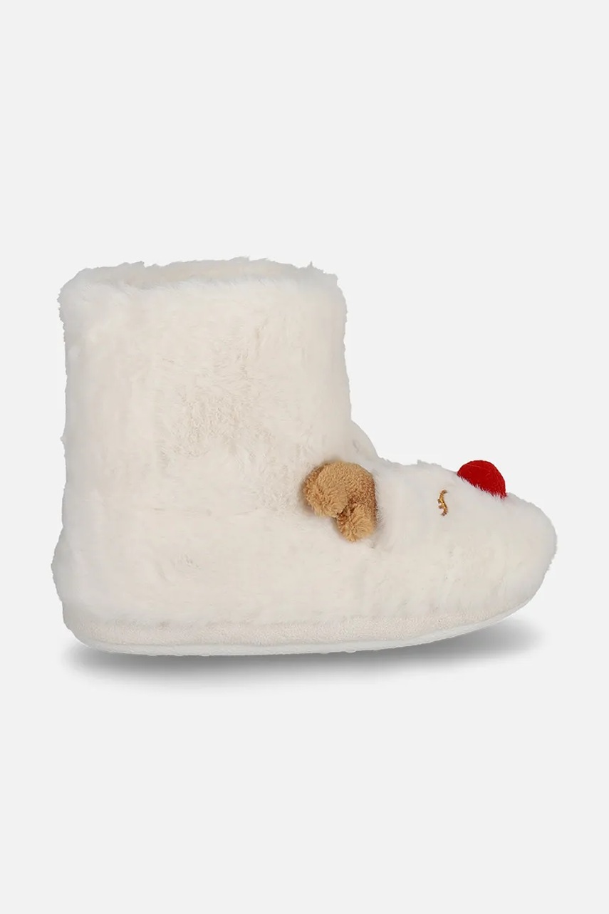 Детские тапки Coccodrillo цвет белый SHOES UNISEX