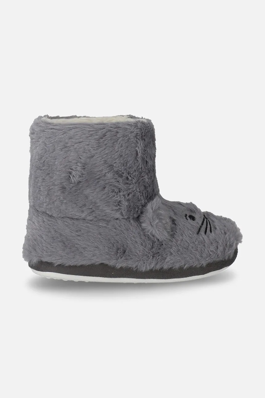 Детские тапки Coccodrillo цвет серый SHOES UNISEX Детские тапки Coccodrillo цвет серый SHOES UNISEX