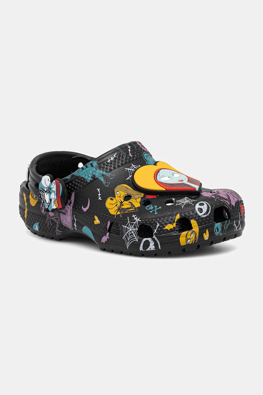 Crocs papuci copii CROCS CLASSIC NIGHTMARE MULTI CLOG culoarea negru, 211420
