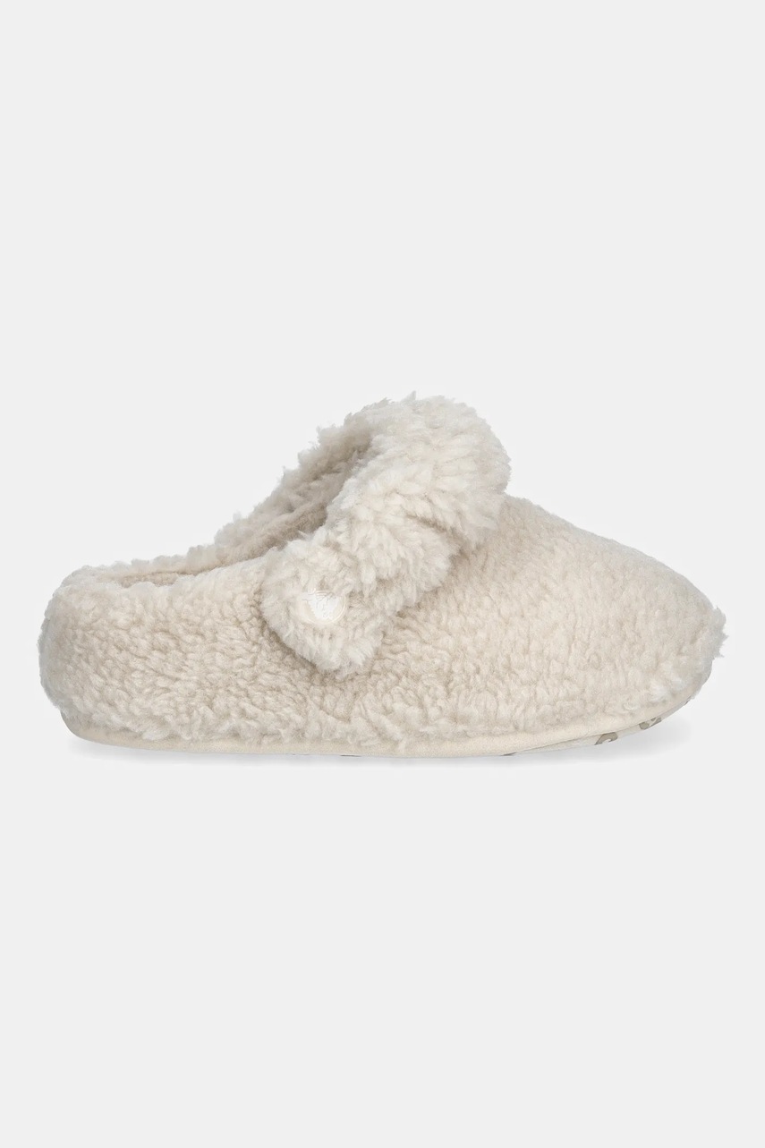 Детские тапки Crocs CROCS CLASSIC COZZY SLIPPER цвет бежевый 210857