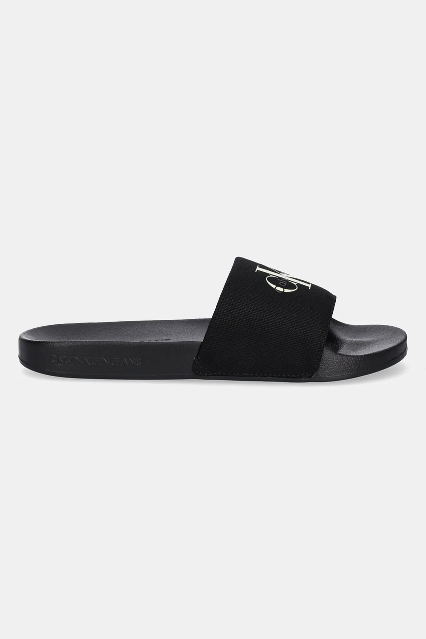 Шлепанцы Calvin Klein Jeans SLIDE MONOLOGO CV цвет чёрный YM0YM01367
