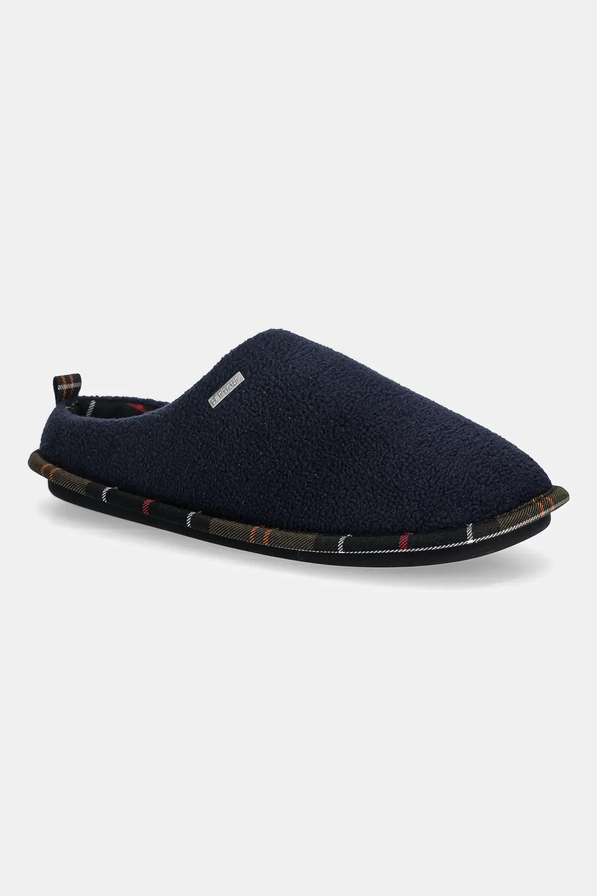Barbour papuci de casă Hexham culoarea bleumarin, MSL0029NY78