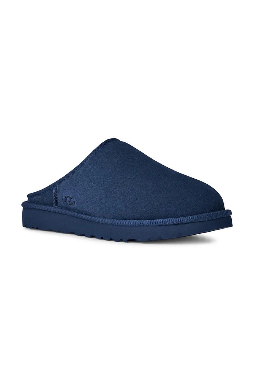 Замшевые тапочки UGG Classic Slip-On цвет синий 1129290.DEOC