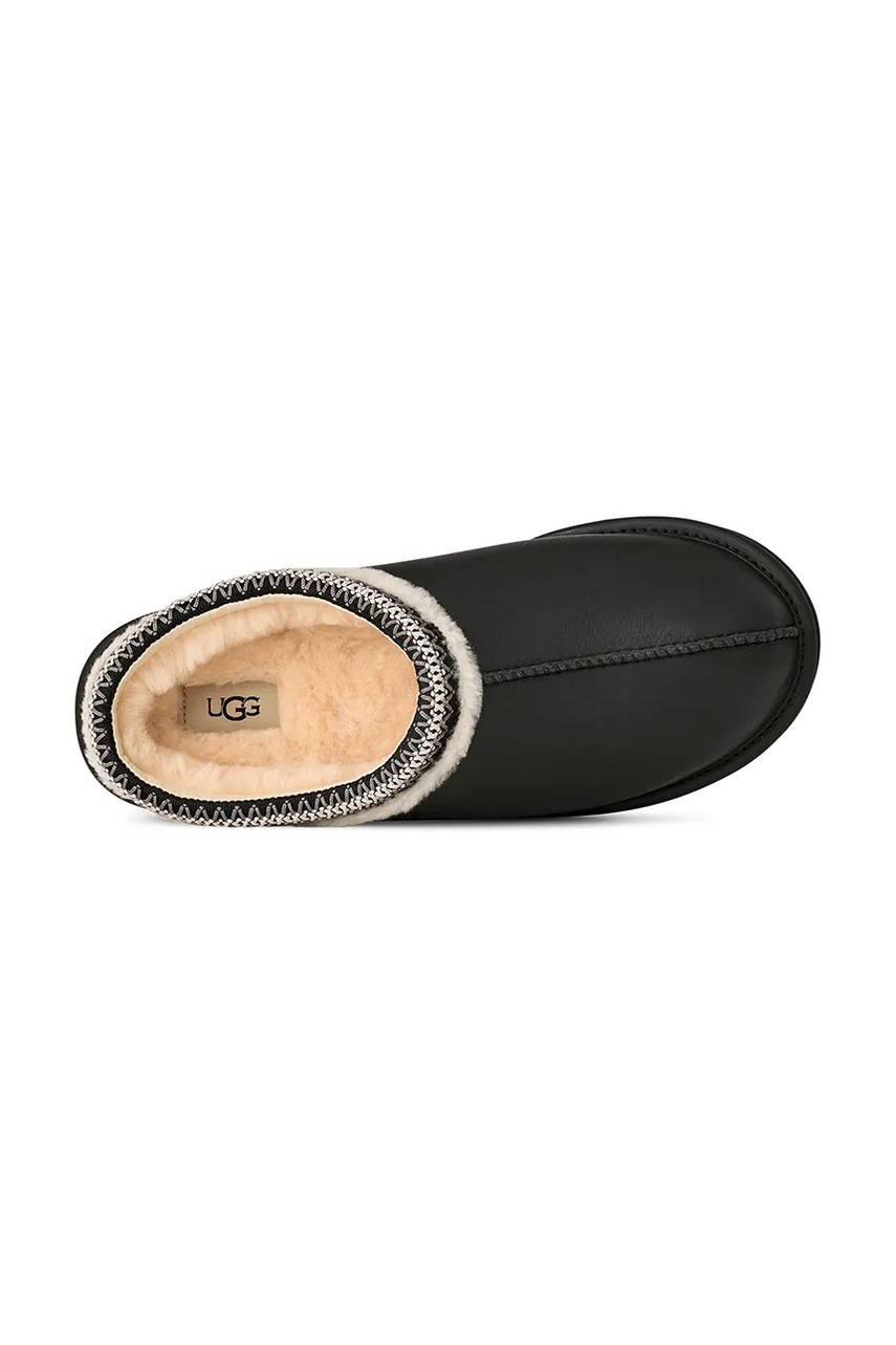 Δερμάτινες παντόφλες UGG Tasman Noir χρώμα: μαύρο, 1171303.BLK φωτογραφία