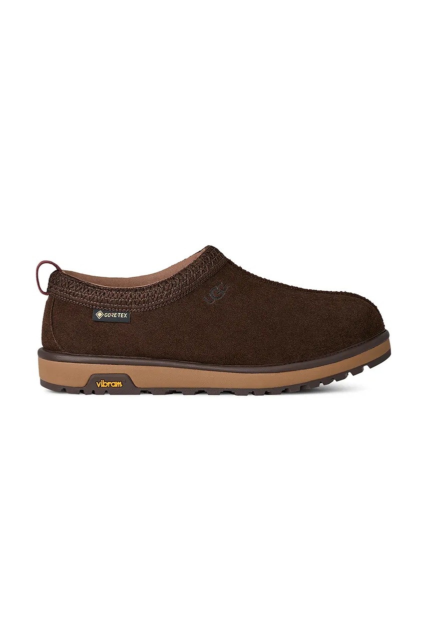 UGG papuci din piele întoarsă Tasman GTX culoarea maro, 1171304.DDC