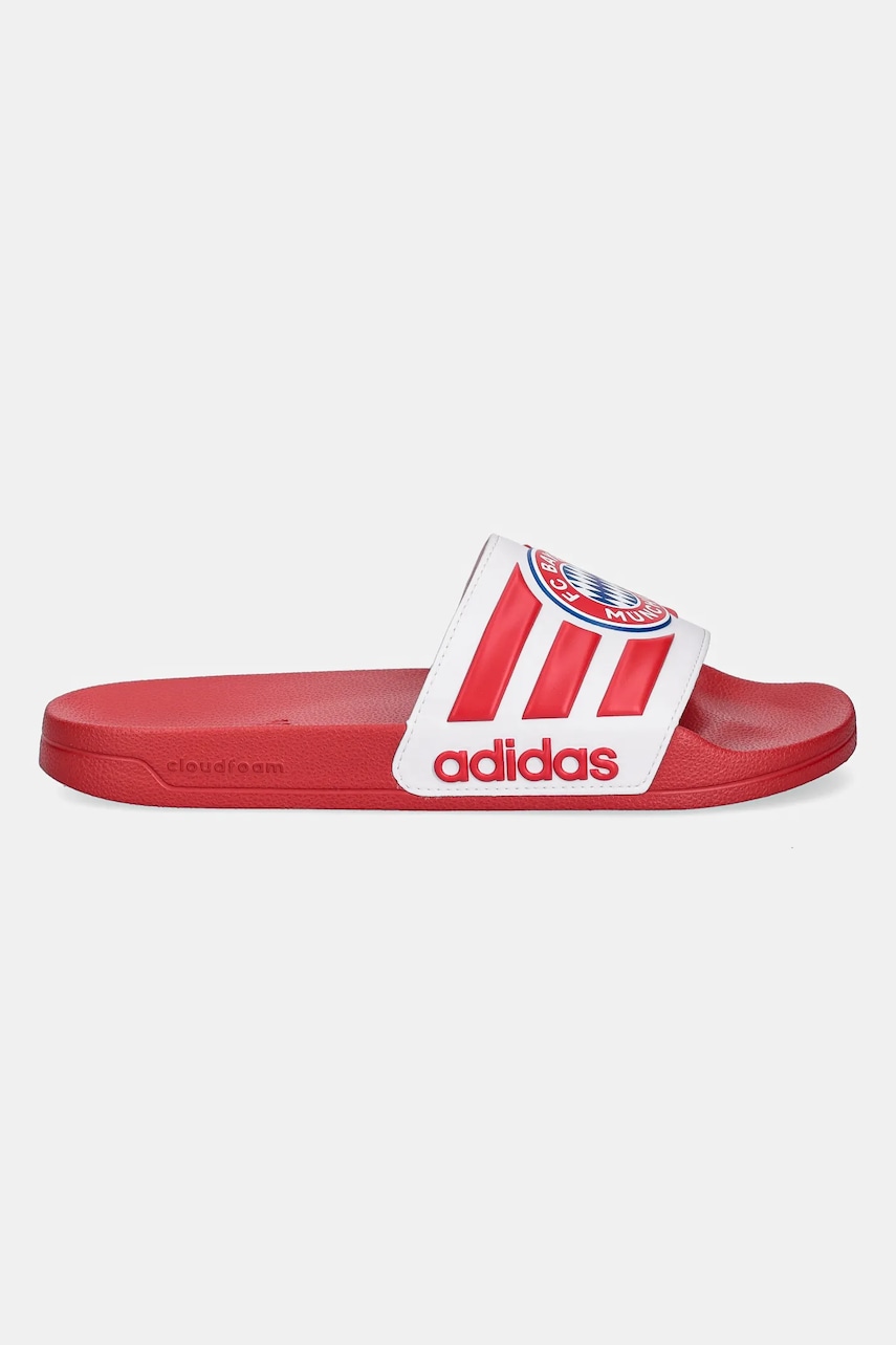 Шлепанцы adidas Adilette Bayern Monachium цвет красный JS4861 Шлепанцы adidas Adilette Bayern Monachium цвет красный JS4861