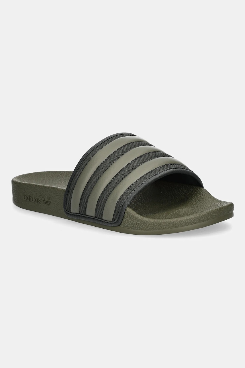 adidas Originals papuci Adilette culoarea verde, JR3624