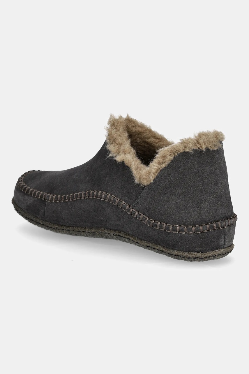Παντόφλες σουέτ Sorel MANAWAN II χρώμα: γκρι, 1869751225 φωτογραφία