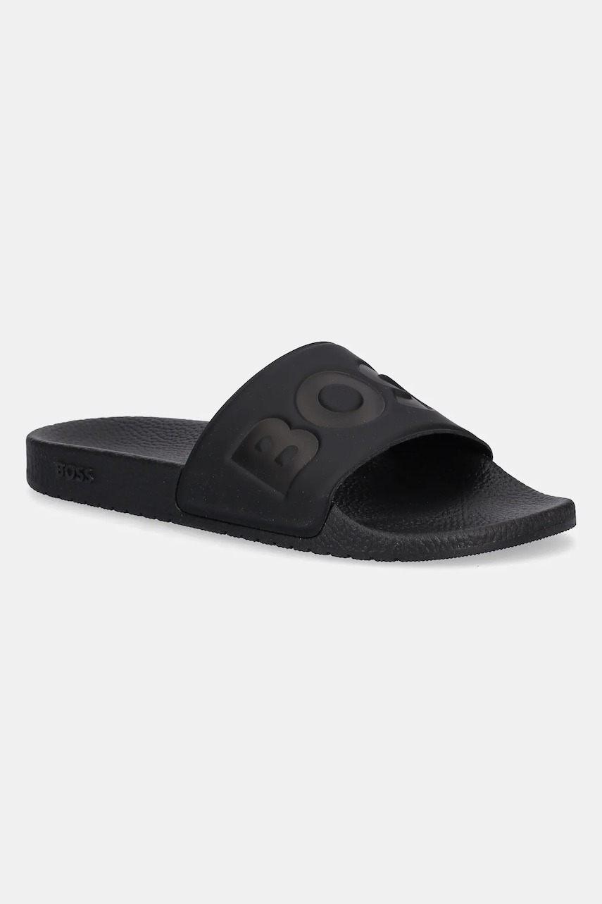 BOSS papuci 50536835 culoarea negru, Aryeh BOSS papuci 50536835 culoarea negru, Aryeh