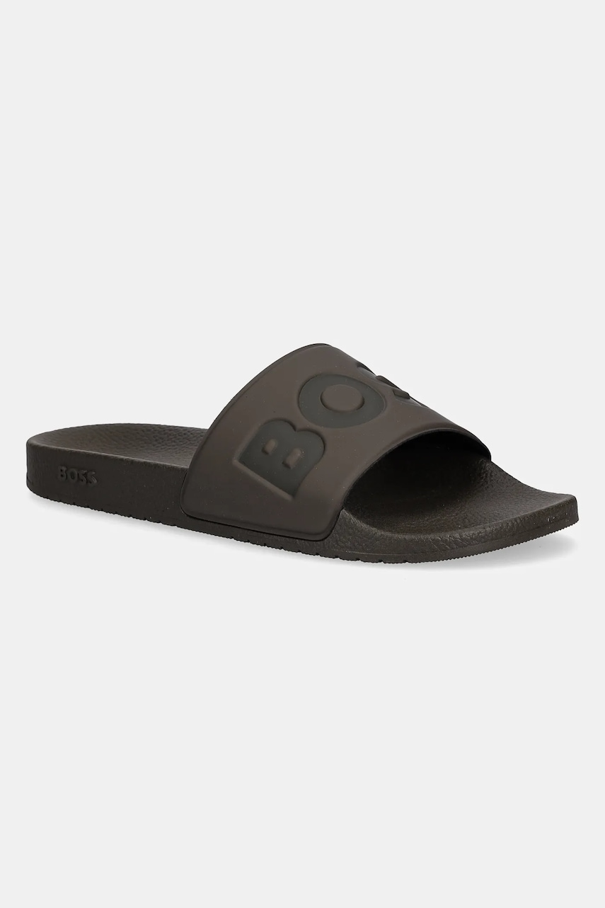 BOSS papuci 50536835 culoarea verde, Aryeh