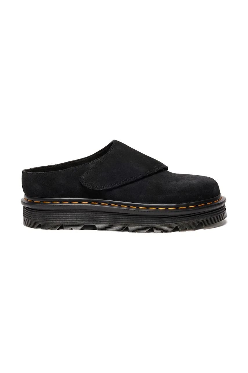 Dr. Martens papuci din piele ZebZag AnyWair Mule culoarea negru, DM41730001