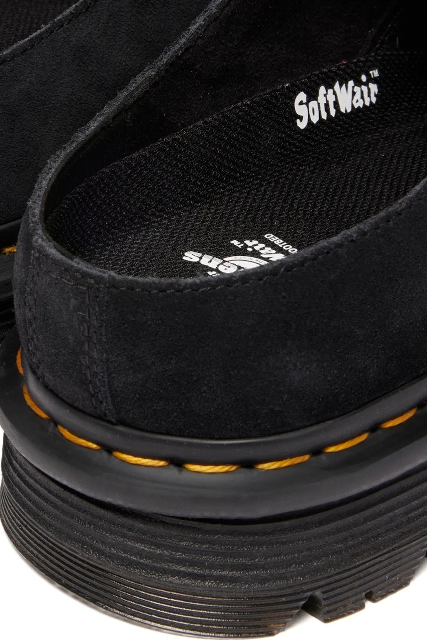 Semišové šľapky Dr. Martens ZebZag AnyWair Mule