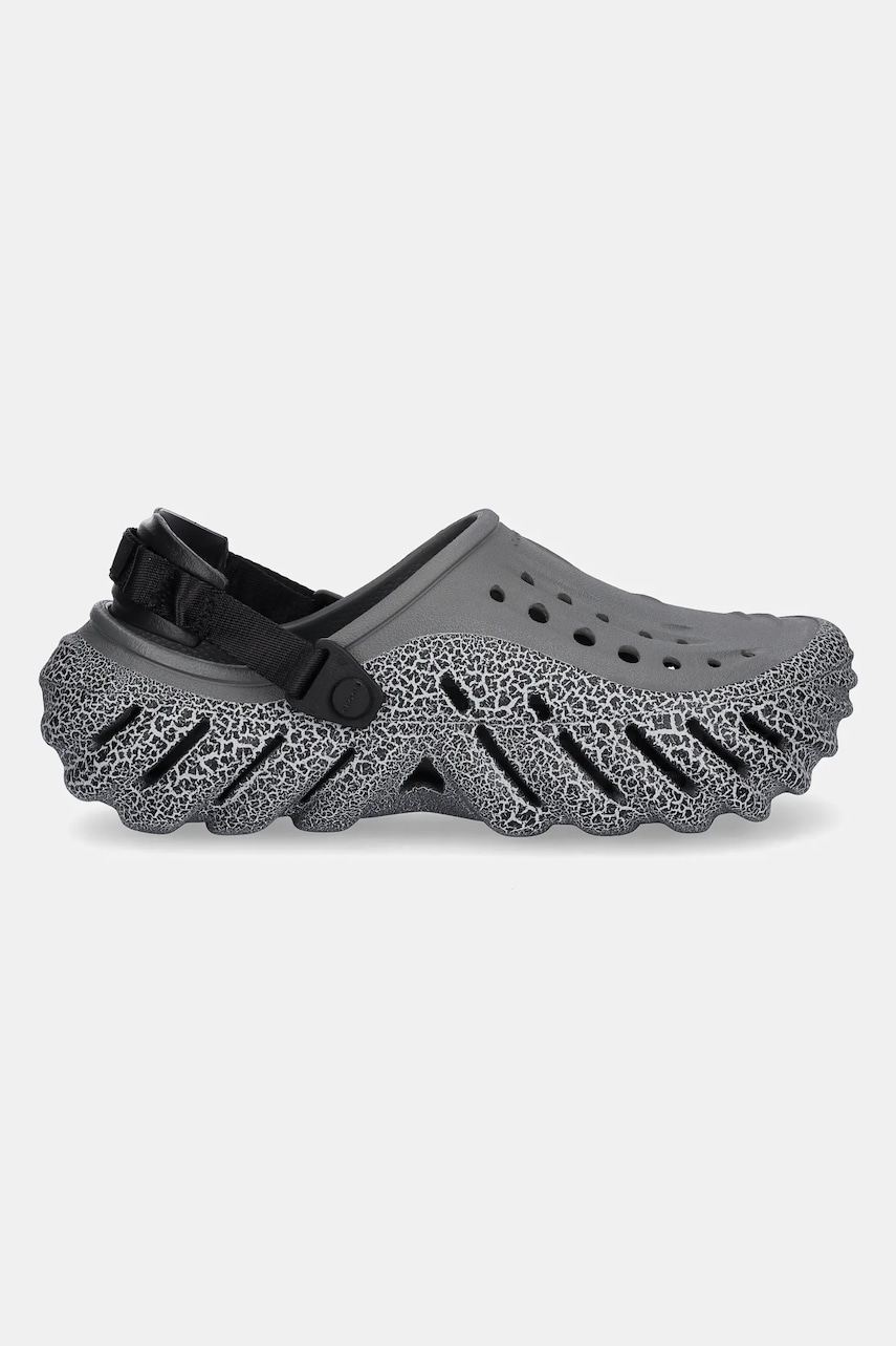 Шлепанцы Crocs Echo Crackle Clog цвет серый 211630 Шлепанцы Crocs Echo Crackle Clog цвет серый 211630