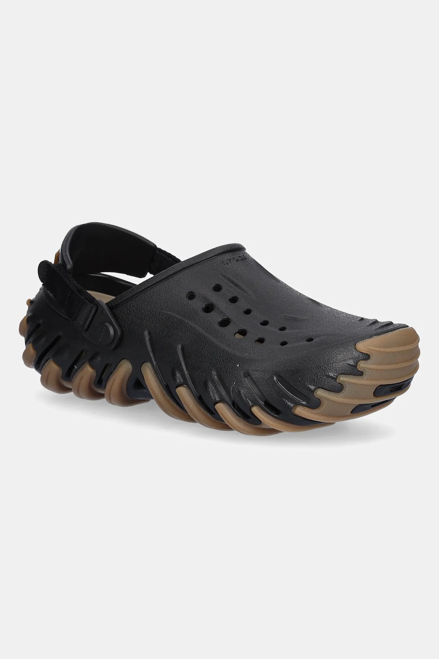 Crocs papuci Echo Gum Ro Clog culoarea negru, 211675