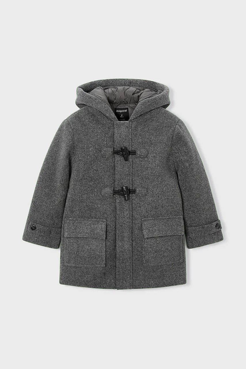 Mayoral palton pentru copii culoare gri 4423 Mayoral palton pentru copii culoare gri 4423
