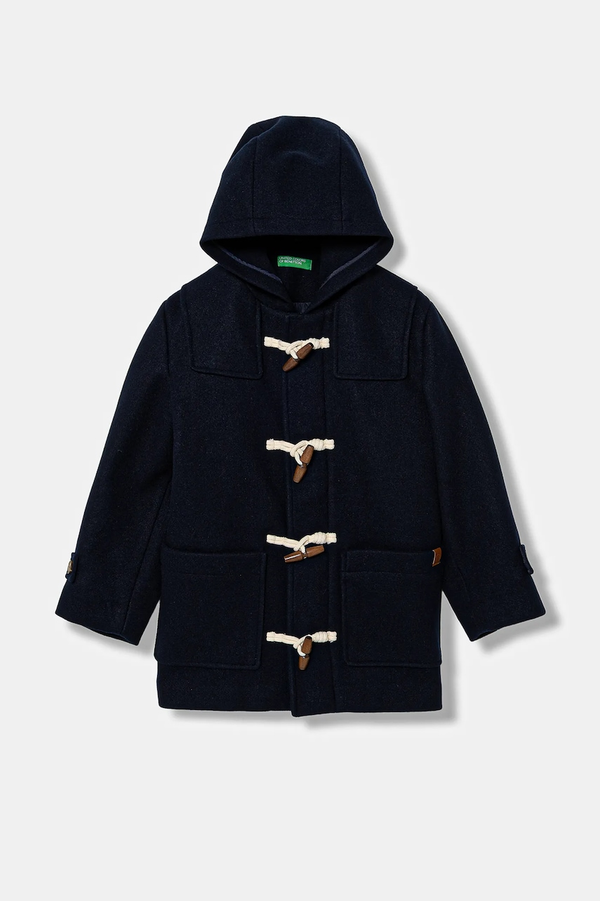 United Colors of Benetton haină pentru copii albastru marin 222VCN06F