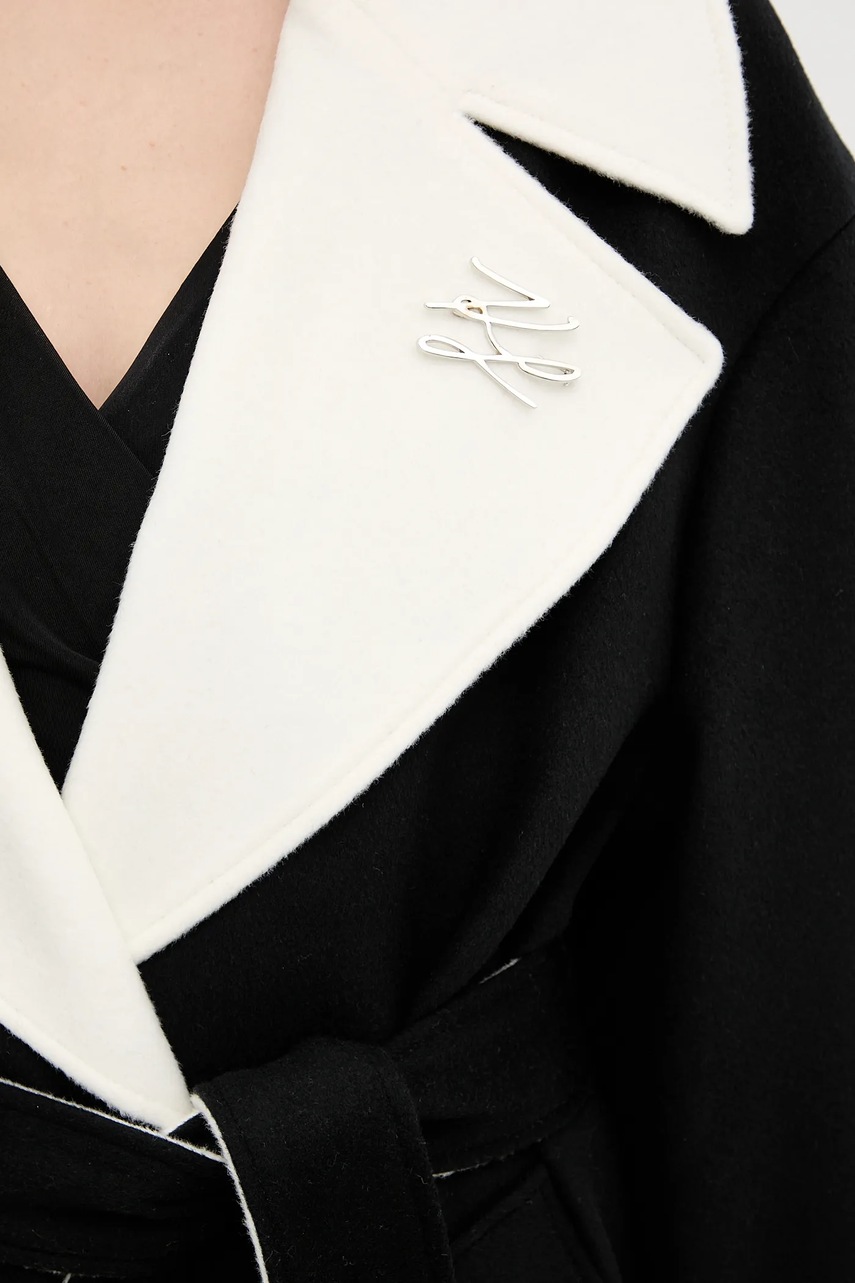 Vlněný kabát Karl Lagerfeld (obrázek 7)