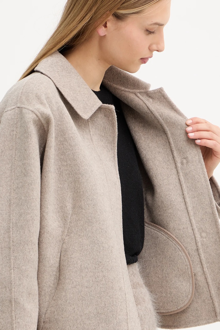 Vlněný kabát BOSS Cafeta_DF