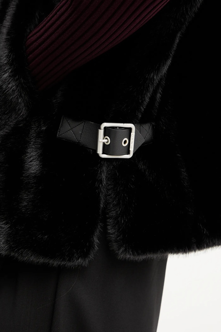 Αμάνικο μπουφάν Pinko χρώμα: μαύρο, 103837 A2PI φωτογραφία