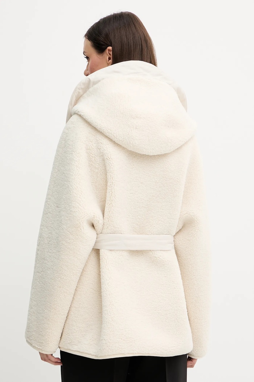 Μπουφάν Pinko χρώμα: μπεζ, 105473 A2QC φωτογραφία